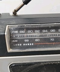 Vintage Super Radio II General Electric 7-2885D GE Long Range AM/FM Radio Tested