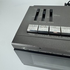 Panasonic RC-X500 Stereo Cassette Clock Radio For Repair Needs Tape Drive Belt