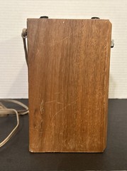 General Electric AM/FM Dual Speaker Radio – Wood Frame Made In Columbia Working