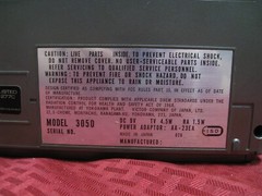 Vintage JVC Radio protable TV Model 3050 w/ Power Adapter Working