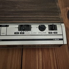 GE Digital Clock Radio Vintage General Electric 7-4634B AM/FM Snooze -Tested-