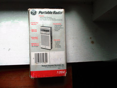 GE Portable Radio Model 7-2934 AM/FM/TV Sound/Weather Works!! Take A LOooOk..