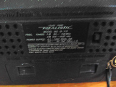 Vintage Radio Shack Realistic AM/FM Radio Model # 12-711