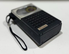 Vintage Candle Portable AM FM Solid State Radio Japan Retro 1970s 1980s Works