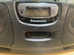 Panasonic RX-DS35 Portable CD/TAPE/AM/FM XBS Mash Boom Box Stereo System Player