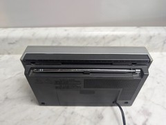 Vintage SONY Model ICF-710W Silver Black Transistor AM FM 2 Band Radio