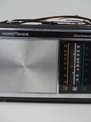 Nordmende Universal MB AM/FM SW Vintage Germany Transistor Radio Parts Only