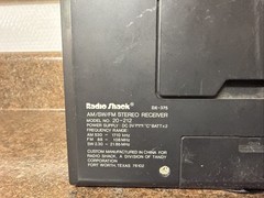 Vintage Radio Shack DX-375 Portable AM FM Short Wave Radio Receiver TESTED WORKS