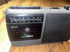 VTG GE 3-5264A AM/FM Radio Cassette Recorder Portable Boombox Tested Working