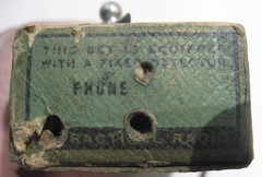 Vintage Philmore Pocket Radio about 1937? Would&rsquo;ve Used Headphones Untested Worn