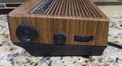 Vtg GE General Electric 7-4625F Wood Grain Digital Alarm Clock Radio AM/FM Works