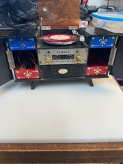 Vintage Janiga SRB-12 Mini Stereo Jewel Box Radio Record Player Japan Parts Repa