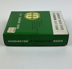 Kensington Solid State 10 Transistor AM Radio Model: 1657 Hong Kong