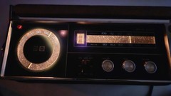 Vintage 1968 RCA Solid State Am/Fm Radio, police, Air RLM74E BLK works!