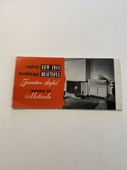 Vintage Radios By Motorola Advertising Brochure 1948 “Furniture Styled”