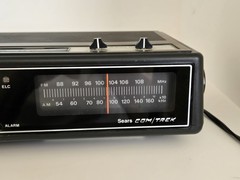Vintage Sears Com/Trek AM/FM Clock Radio – Works!!! For Use or Parts