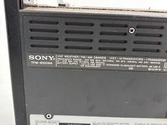 RARE Sony TFM-8100WA All Weather Radio FM AM VHF Weather Untested