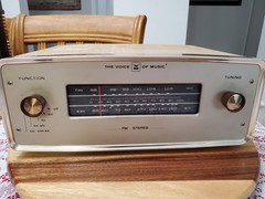 Vintage 1960&rsquo;s Voice of Music Tuner Model #1465 Powers Up but Untested / No Amp