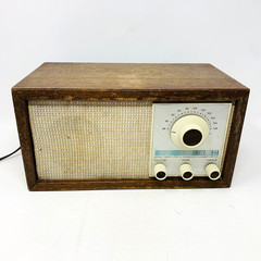 Vintage KLH Model Twenty One 21 FM Table Radio & Speaker – Tested & Works Great!
