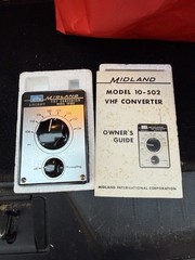 Vintage Midland Model 10-502 Aircraft VHF Converter with Owner&rsquo;s Guide