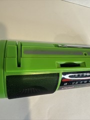 1990 Street Beat Radio F/ Radio Shack W Original Box & Manual RARE Green Working