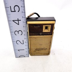 Vintage General Electric GE P-1759 All Transistor Portable AM Radio PARTS FLAWS