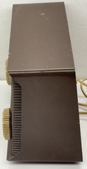 Vintage 1959 Motorola Model A1N-23 AM Radio Brown Retro Jetson&rsquo;s MCM Decor READ
