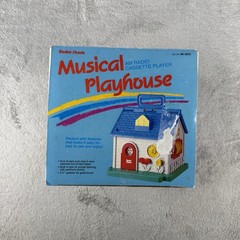VINTAGE Radio Shack Cat No. 60-2512 AM Cassette Player Playhouse Children&rsquo;s Blue