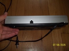 Vintage Sanyo RM6100 Super Thin Am/FM Clock Radio 1982, Works