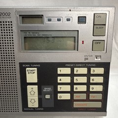 Sony ICF-2002 Vintage PLL Shortwave Radio FM/MW/LW/SW SSB Digital Works Read