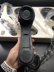 Realistic Radio Shack vintage rounded wired telephones made in Korea Vh9