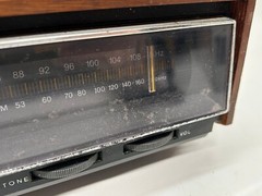 Vtg Sony FM AM Digital Clock AM FM Radio TFM-C770W Radio Works Clock Does Not