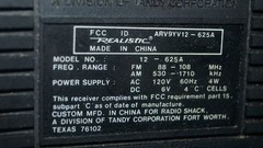 Retro Vintage REALISTIC RADIO SHACK 12-625A AM FM Portable AC DC Radio – Works