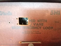 Motorola Aero-Vane High Efficiency Loop AM Radio from 1940&rsquo;s