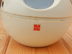 Vintage 1969 National Panasonic Panapet R-70 Model Ball Space Age AM Radio Works