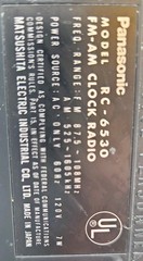 Panasonic RC-6530 Flip Clock AM FM Radio Alarm Vintage – Tested Works