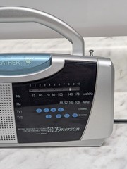 Emerson RP6247 Instant Weather/TV Sound/ FM/AM Portable Radio Tested