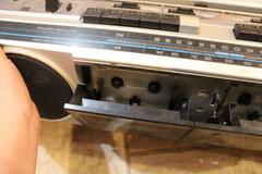 Vintage GE Model 3-6210A AC/Battery Operated Stereo Radio Cassette Recorder