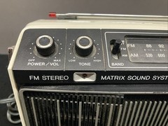 Sony MR-9100W Matrix Sound System FM AM Radio Tested Works