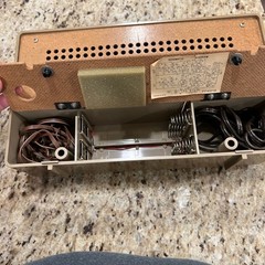 Vintage Midland International Radio PP4001B Tan Brown MCM Made in Japan Untested
