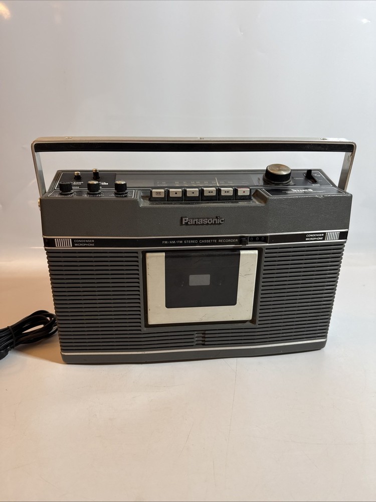 VINTAGE Panasonic RS-460S AM/FM Radio Cassette Player Recorder Stereo READ