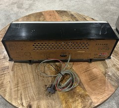 Vintage Tube Radio Two Speaker Needs Repair Lights Up