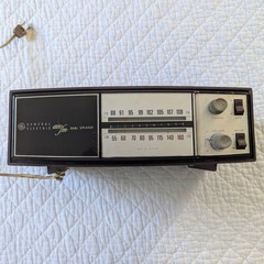 Vtg General Electric T285C Desktop Radio – AM/FM Dual Speaker Tested Working