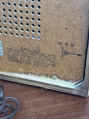 National Panasonic Model RE-784 Radio, 2-band FM/AM tabletop/ 1960s***Parts