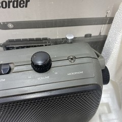 Vintage GE AM/FM Radio Cassette Recorder 3-5264A Tape Player Open Box Works
