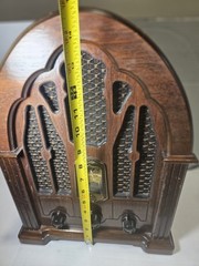 General Electric 7-4100JA Cathedral AM/FM Radio Wood Working