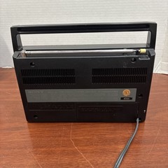 Sony TFM 7150W AM/FM Radio Transistor Black Vintage ***Works