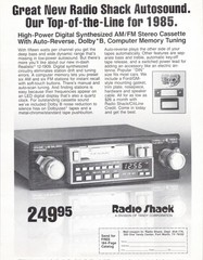 NIB Realistic 12-1909 Digital-Synth. AM/FM/cass stereo NEW FACTORY SEALED