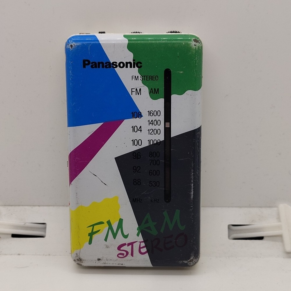 Vintage Panasonic RF-422 FM/AM Stereo Headphone Radio – WORKS GREAT!