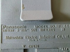 Panasonic Portable AM/FM Stereo Radio RF-444 Retro Works Original Headphones VTG